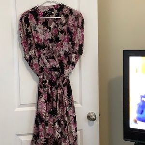 Black background flowers